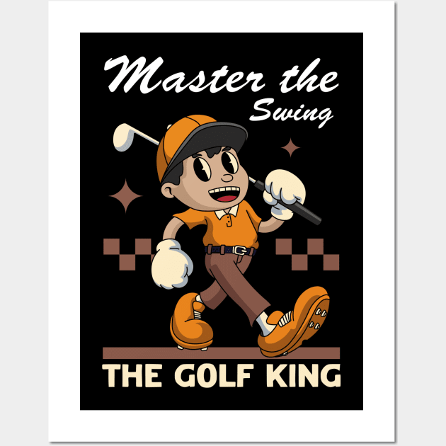 The Golf King Wall Art by milatees